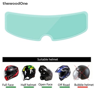 [thewoodOne] Helmet Clear Anti-Fog Patch Film Universal Motorcycle Helmet Lens Rainproof Film .