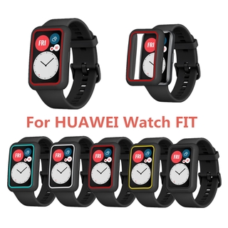 Funda protectora para Huawei Watch Fit silicona cubierta de repuesto Shell reloj caso accesorios