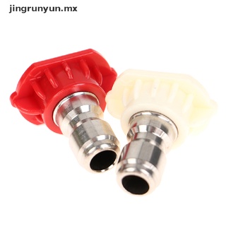 runyun 1pc 8 estilos de acero inoxidable conexión rápida boquilla de grado de pulverización de alta presión.