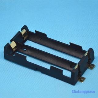 [shakanggrace 0325] 1pc para 2 x 18650 soporte de batería con pernos de bronce caja de almacenamiento de batería