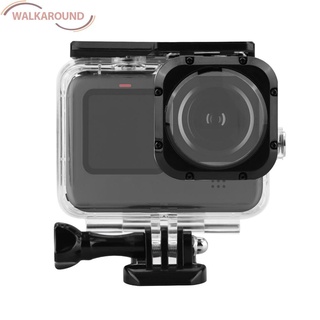 (Wal) Funda impermeable para Gopro Hero 9 Max lente de cámara buceo carcasa protectora (5)