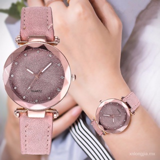 🙌 [tumato] reloj de cuarzo coreano con diamantes de imitación de oro rosa para mujer 83Dw