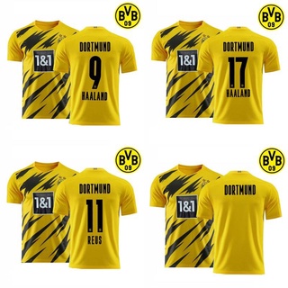2020-2021 Borussia Dortmund Local Fútbol Jersey Sancho Haaland Reus Camiseta Tops De Más El Tamaño De Moda
