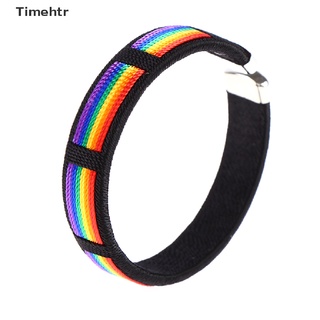 timehtr lesbianas gays bisexuales arco iris brazalete pulsera arco iris pareja pulsera abierta mx