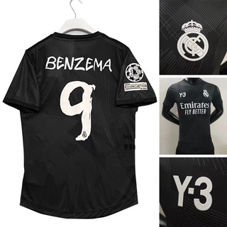 Versión Jugador-2022/23 Real Madrid Y-3 Camiseta De Fútbol Negro Para Hombre (1)
