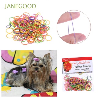 JANEGOOD Approx.170PCS/Bag Grooming Perro Headband Headwear Elástico elástico Banda de goma de PET Gato cachorro Durable Multicolor Moño. No - Stick Cabello