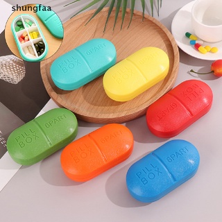 Shungfaa Pill Box Case Medicine Container Dispenser Vitamin Organiser 6 Days plastic case MX