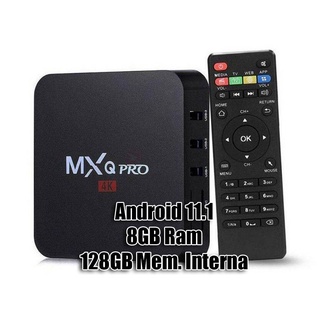 reminder TV BOX MXQ PRO 4K - ANDROID 11.1 - 8GB RAM - 128GB INTERNO - WIFI 5G Movies Games