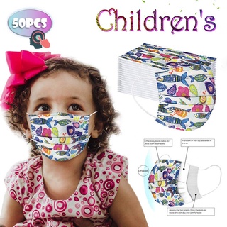 Stock listo 50 pzs cubierta protectora Facial desechable a prueba De polvo polvo transpirable Para niños