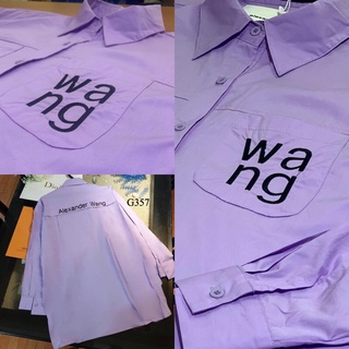 Púrpura importación camisa