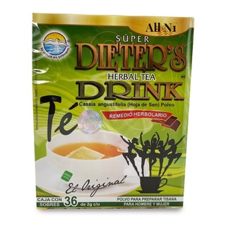 Te Super Dieters Herbal Tea Hoja De Sen Drink 36 Sobres