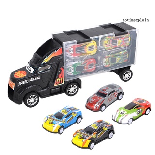 NTP contenedor camión inercia Metal coche Diecast modelo regalo de cumpleaños juguete para niño niños (9)