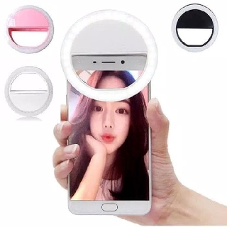 Luz led Selfie/lámpara redonda Selfie para cámara móvil/Selfie anillo de luz recargable/Micro USB