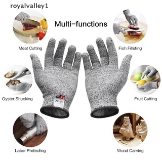 royalvalley1 guantes resistentes a corte anti-corte de grado alimenticio nivel 5 cocina carnicero protección mx