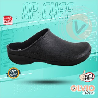 AP BOOTS Steril Shoes - AP CHEF 38-43 negro - zapatos de cocina de goma - botas AP.