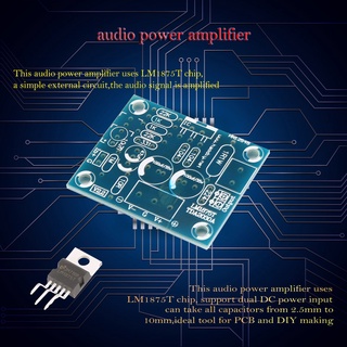 lm1875t super mini mono canal estéreo amplificador de audio módulo de bricolaje kit