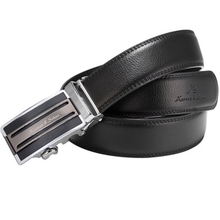 * lhe hebilla automática de metal suave cinturones de cuero para hombres masculinos casual bandas de cintura