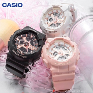 🔥HOT SALE🔥 Casio g-shock GMA-S110MP deportes impermeable señoras reloj Digital rosa automático baby-g BA110 mujeres DW clásico puño rosa/plata