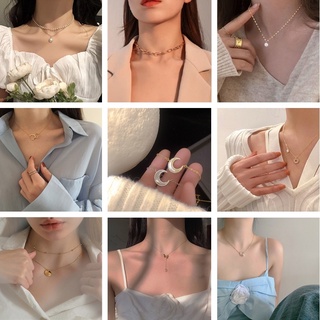 Collar Con Colgante De Perla Exquisita Moda Coreana Para Mujer Niña