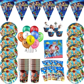 Globo De fiesta Disney Toy Story Buzz Woody-artículos De fiesta De cumpleaños