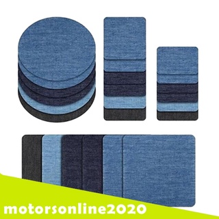 [motorsonline2020] 24x parche de tela plancha sobre coser en apliques insignia para jeans ropa diy artesanía