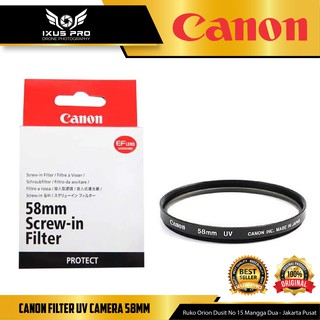 Canon filtro cámara UV 58MM