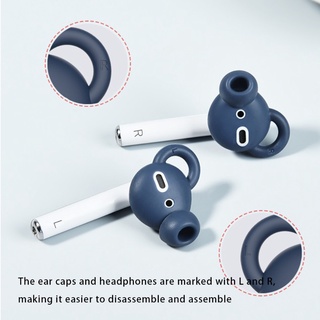 Utake Ear Tips Auriculares Compatibles Con AirPods 1/2 & Audífonos De Silicona Anti-Caída Piezas De Repuesto Reparación (4)
