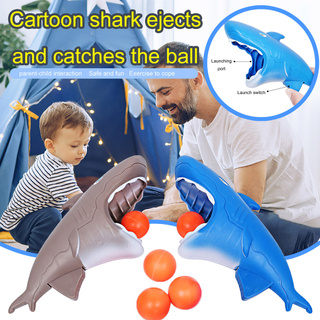 Dupoy _Children Double Butt Catapult Ball Shark Catcher padre-hijo al aire libre