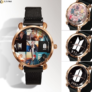 BTS Quartz Watches Beautiful Casual Elegant Watches Girls Wrist Watch For Women Lady