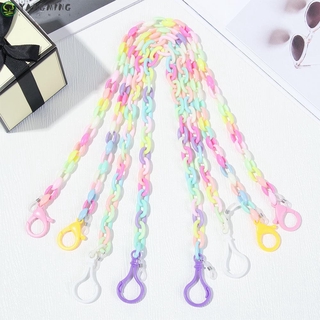 YANGMING Random Color Fashion Acrylic Glasses Chain Holder Women Children Necklace Mask Lanyard