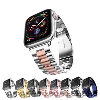 Pulsera de acero inoxidable 38 mm 40 mm 44 mm 42 mm Correa de Apple Watch para Apple Watch Series 6 5 4 3 2 Band Correa Accesorios para IWatch Band Smartwatch (1)