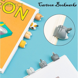 Prefecto nuevo culo marcadores gato suministros escolares de dibujos animados estilo Animal regalo DIY papelería perro libro marcadores