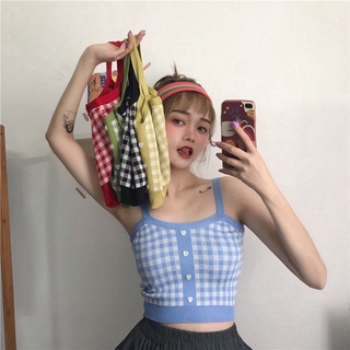 ✹℗verano coreano multicolor rayas camiseta delgada de punto camisa de manga corta ropa tee mujer top