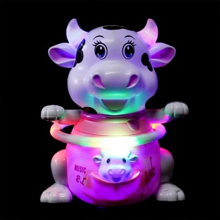 felicitar mini robot juguete música baile regalo divertido juguetes lindo vaca interesante regalo (4)