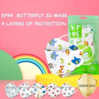 10pcs Disposable Children's Mask Varies Triple Print Protection infantil Kids Kn95 N95 Pff2 cheriwe (2)