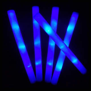 discip 30 Pcs Light-Up Foam Sticks LED Soft Batons Rally Rave Glow Wands Multicolor Cheer Flashing Tube Concert for Festivals Birthdays Weddings Party Supplies (4)