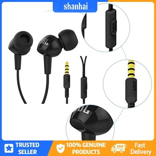 [shanhai]jbl c100si audífonos intrauditivos estéreo controlados por cable/audífonos con cable/bajo profundo