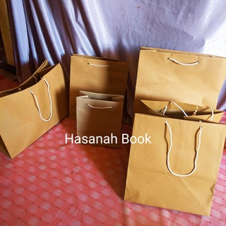 Bolsa de papel liso tamaño S M L/bolsa de regalo/bolsa de papel/bolsa de cartón de regalo/bolsa de papel/ Premium