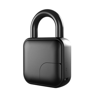 Smart Keyless Fingerprint Padlock Rechargeable Anti-Theft Security Lock IP65 Waterproof Door Luggage Case Lock