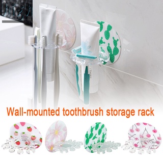 soporte para cepillo de dientes montado en la pared soporte de cepillo de dientes montado en la pared multifunción gancho de almacenamiento de pared para bathroon