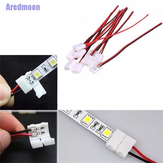 [en venta] 10pcs cable pcb 2 pines led tira conector 3528/5050 adaptador de un solo color útil