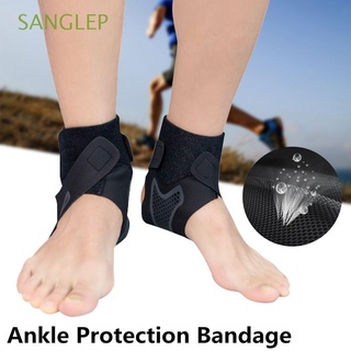 SANGLEP 1PC/1 Pair Unisex Elastic Ankle Brace Sports Safety Ankle Wrap Ankle Support Brace Heel Wrap Guard Band Foot Protection Bandage Running Basketball Adjustable Anti Sprain