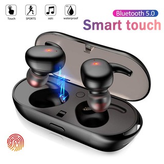 Y30 auriculares inalámbricos Bluetooth 5.0 deportes Bluetooth auriculares auriculares manos libres portátil con caja de carga sonido estéreo 3D