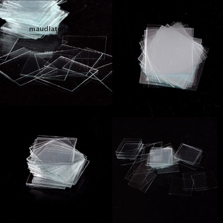 mobn 100 piezas micro cubierta de vidrio slips 18x18mm - microscopio slide covers.