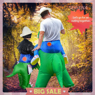 SERIENA disfraz inflable de dinosaurio Rex niños adultos Festival Funnny vestido Cosplay traje (3)