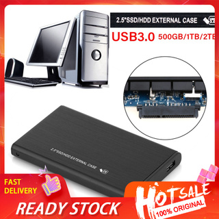 F 500GB/1T/2T Portable USB 3.0 SATA External High Speed HDD Mobile Hard Disk Drive