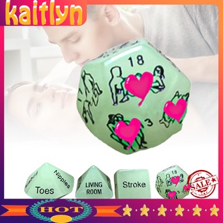 <Kaitlyn> 5 unids/Set dados poliédricos juguete sexual patrón de gestos de pequeño tamaño divertido romántico deporte dados para luna de miel