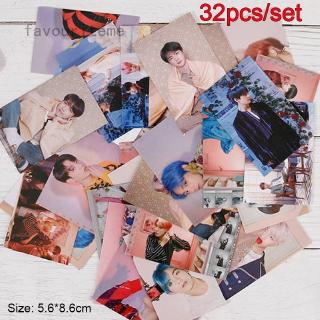 32Pcs\/Set Bts Album Map Of The Soul: Persona \/ Bts Festa 6 Lomo Card Jimin Jin V Suga Photocard colectivo postal