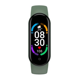 m6 smart band pulsera ip67 impermeable smart watch presión arterial fitness tracker smartband fitness pulseras w1