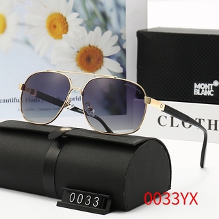 0033_Montblanc Size: 63 Port 16-145 Polarizing Sunglasses Metal Fine Frame Leg Imported Polaroid High Definition Polarizing Lens Model: 0033